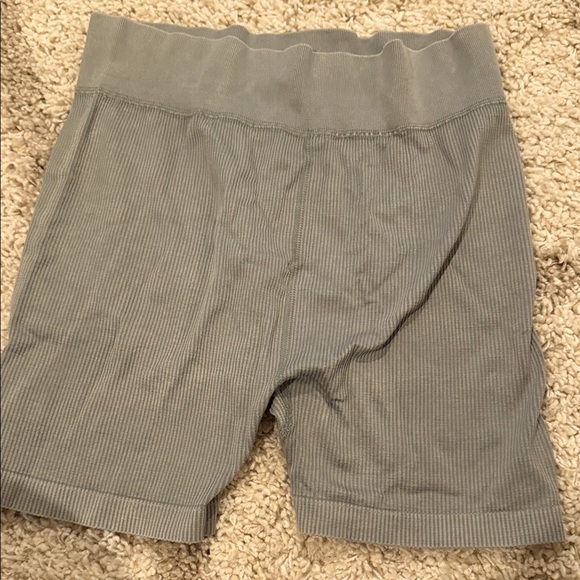 Mint Green L SO Biker Shorts Ribbed - Picture 1 of 3